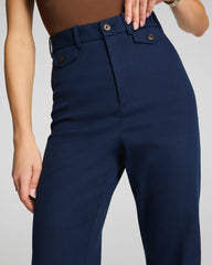 SPANXsupersmooth® Stretch Twill Easy Flare Pant | Timeless Navy