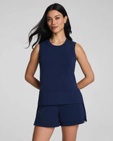 SPANX AirEssentials® Crewneck Tank | Timeless Navy