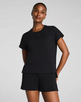 SPANX AirEssentials® Crewneck Tee | Very Black