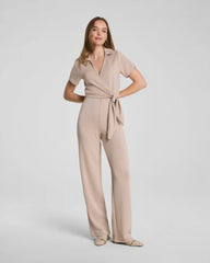 SPANX AirEssentials® Collared Tie-Waist Jumpsuit