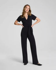 SPANX AirEssentials® Collared Tie-Waist Jumpsuit