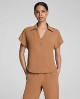 SPANX® CarryOn Collared Tee | Maplewood