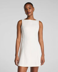 SPANX® Ponte Boatneck Mini Dress | Ivory