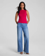 SPANXsmooth® Jersey High Neck Tank | Fuchsia