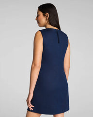 SPANX® EasyBreezy Cotton Linen Mini Dress | Timeless Navy