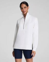 SPANX AirEssentials® Half Zip Tunic | Powder