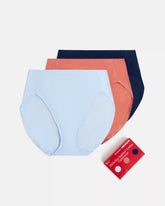 SPANXsmooth® Fit-To-You Supima® Cotton Brief 3-Pack | Summit/Clay/Timeless Navy