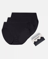 SPANXsmooth® Fit-To-You Supima® Cotton Brief 3-Pack | Very Black