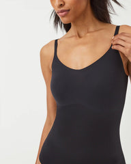 SPANXshape® Invisible Cami Thong Bodysuit | Very Black