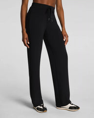 SPANX AirEssentials® Straight Leg Pant | Very Black