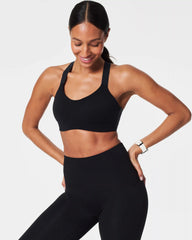 SPANX® BoostUp Medium Impact Sports Bra | Very Black