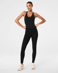 SPANX® BoostUp V-Neck Shelf Tank | Very Black