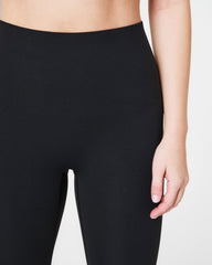 SPANXshape® BodyLine 7/8 Leggings with Mid-Tummy Compression | Very Black
