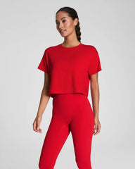 SPANX® BoostUp Cropped Tee | SPANX® Red