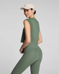 SPANX® BoostUp Cropped Tank | Eucalyptus
