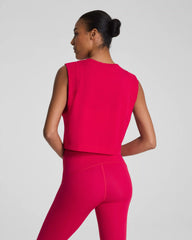 SPANX® BoostUp Cropped Tank | Fuchsia