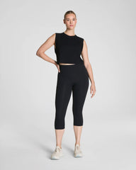 SPANX® BoostUp Cropped Tank | Very Black