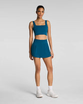 SPANXshape® BoostUp Pleated Skort, 14" | Deep Cove