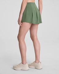 SPANXshape® BoostUp Pleated Skort, 14" | Eucalyptus