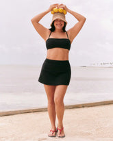 SPANXshape® Swim Hi-Rise Bikini Skirt | Very Black