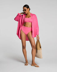 SPANXshape® Swim Scoop Neck Bikini Top | Hibiscus
