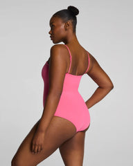 SPANXshape® Swim Bandeau One Piece | Hibiscus