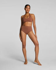 SPANXshape® Swim Ultra Hi-Rise Bikini Bottom | Caraway
