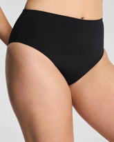 SPANXshape® Swim Hi-Rise Bikini Bottom | Very Black
