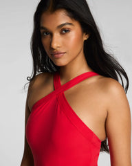 SPANXsculpt® Swim High-Neck One Piece | SPANX® Red