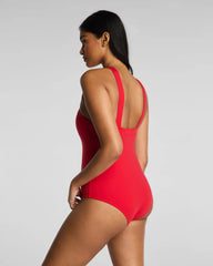 SPANXsculpt® Swim High-Neck One Piece | SPANX® Red