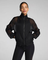 SPANX® BodyLine Sheerious Full Zip Jacket | Very Black