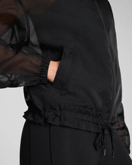 SPANX® BodyLine Sheerious Full Zip Jacket | Very Black