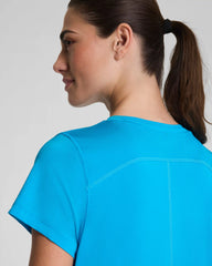 SPANX® BoostUp Crewneck Tee with StayCool Tech | Maritime