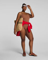 SPANXsculpt® Swim Square Neck One Piece | Caraway