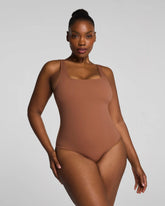 SPANXsculpt® Swim Square Neck One Piece | Caraway