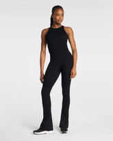 SPANXshape® BodyLine Micro Flare Pant with Full-Tummy Compression | Very Black