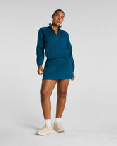 SPANXshape® BoostUp Glow Weave Skort, 14" | Deep Cove
