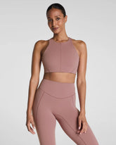 SPANX® PowerPlay Open Back Sports Bra | Rosa