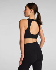 SPANX® PowerPlay Open Back Sports Bra | Very Black