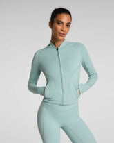 SPANX® PowerPlay Contour Full Zip Jacket | Wave