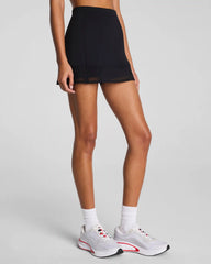 SPANXshape® BodyLine Sheerious Skort with Mid-Tummy Compression, 15" | Very Black