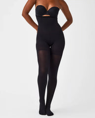 SPANXshape® High-Waisted Mid-Thigh Tight-End Tights® | Very Black