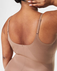 SPANXshape® Invisible Mid-Thigh Bodysuit | Cafe Au Lait