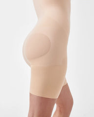 SPANXsculpt® Seamless Power Open-Bust Mid-Thigh Bodysuit | Soft Nude