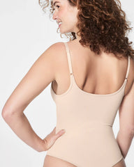 SPANXsculpt® Seamless Power Thong Bodysuit | Soft Nude