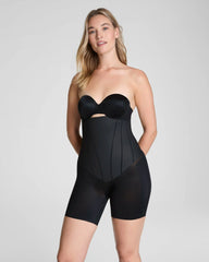SPANXsupersculpt® TotalContour High-Waisted Mid-Thigh Short | Very Black