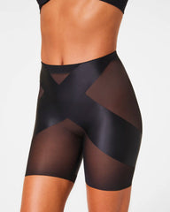 SPANXshape® Satin-X™ Mid-Thigh Short | Very Black