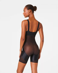 SPANXshape® Satin-X™ High-Waisted Mid-Thigh Short | Very Black