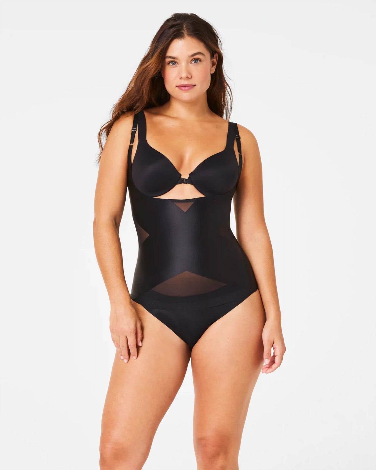 SPANXshape® Satin-X™ Open-Bust Cami | Very Black
