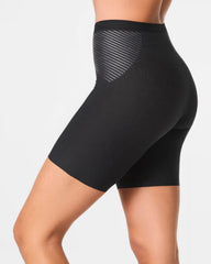 SPANXshape® Invisible Supima® Cotton Mid-Thigh Short | Very Black